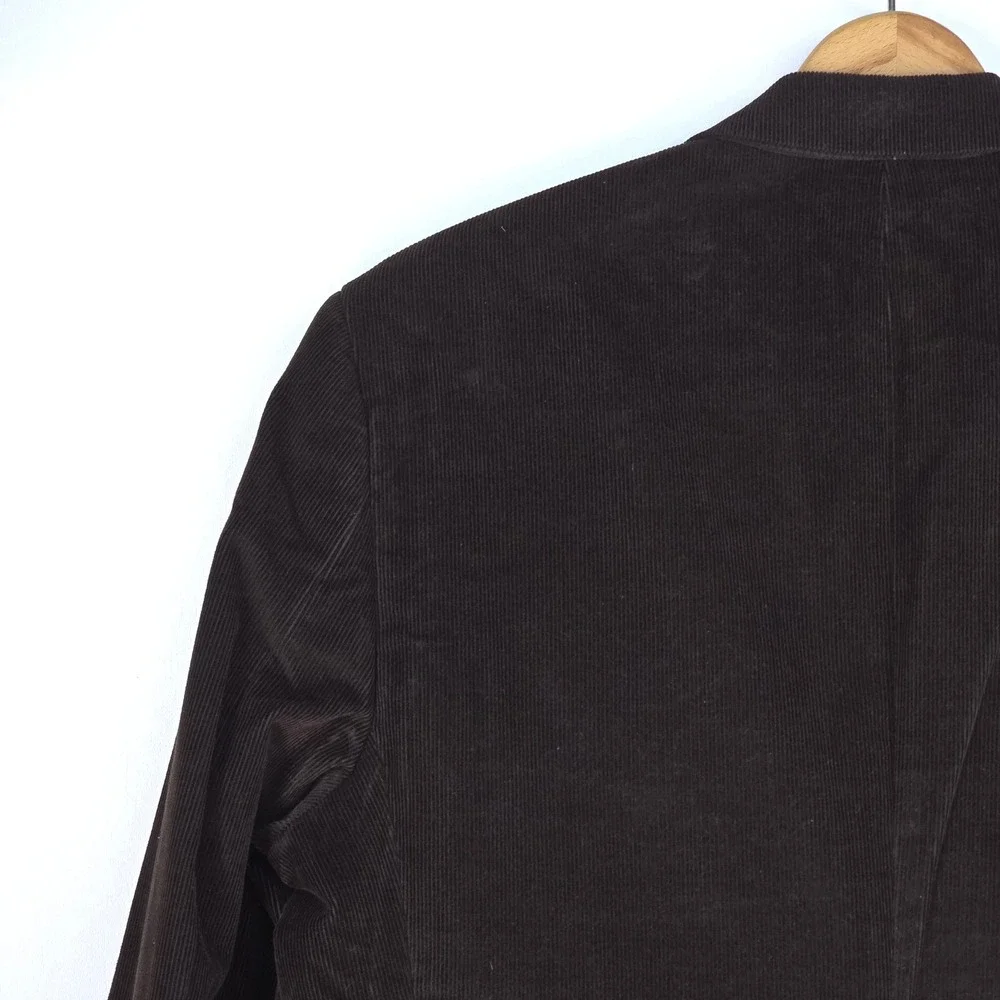 Brooks Brothers 346 Corduroy Sport Coat Brown Blazer 43R Career Classic Heritage
